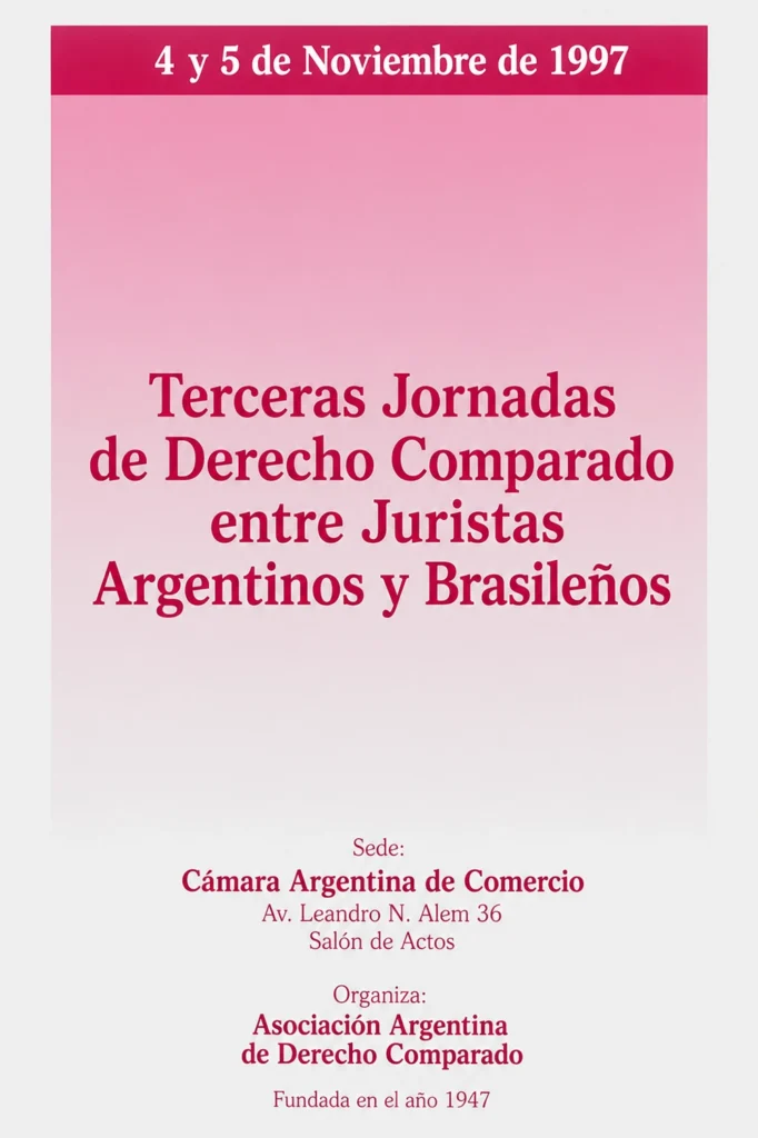 Jornada de Derecho Comparado 1997