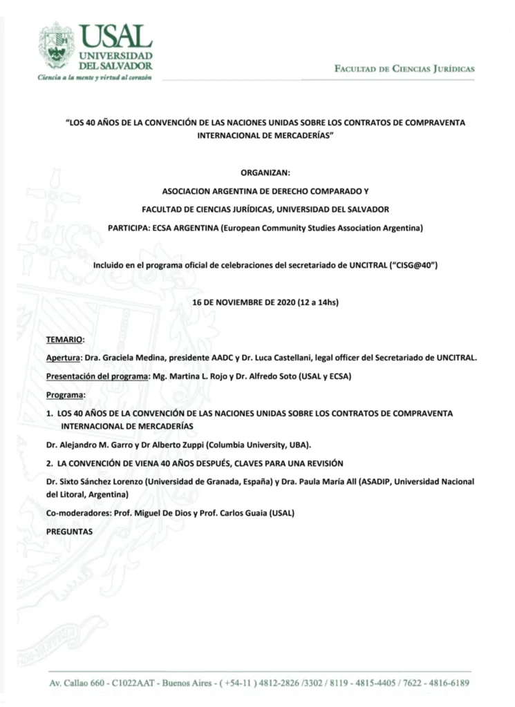 40 años de la Convención de Naciones Unidas