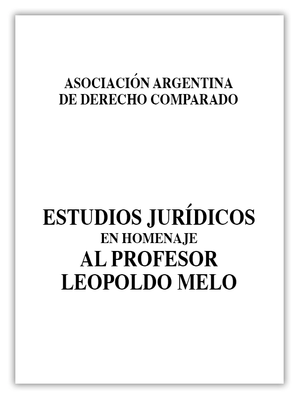 homenaje al profesor Leopoldo Melo