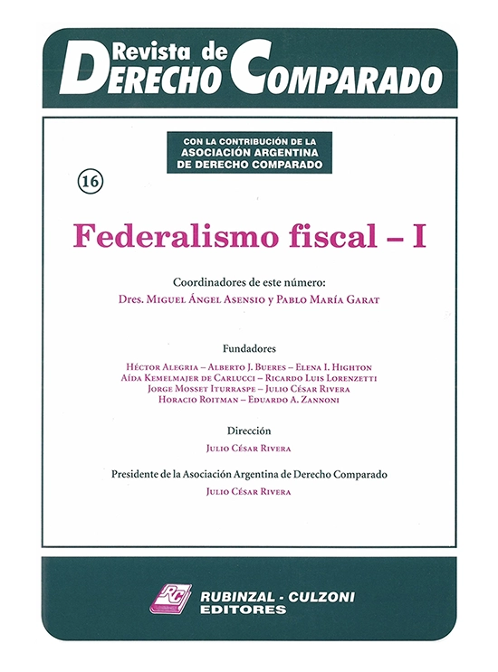 revista de derecho comparado sobre federalismo fiscal, año 2010